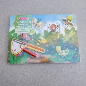 Melissa & Doug Bug Catching Magnetic Wooden Puzzle Game. 10 pieces New ages 3 +